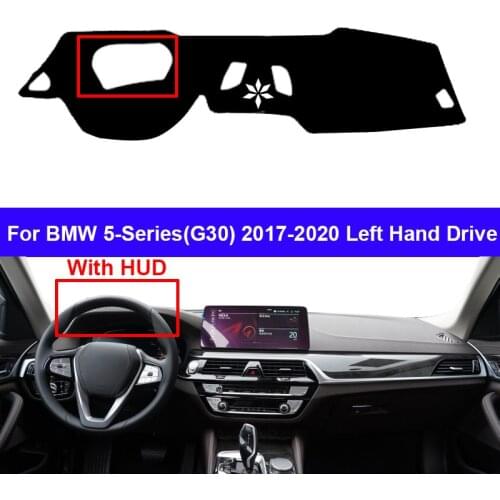 Auto Car Dashboard Cover Dash Mat Carpet Cape For BMW 5-Series (G30) 2017 2018 2019 2020 LHD RHD Console Protector Sun-Shade