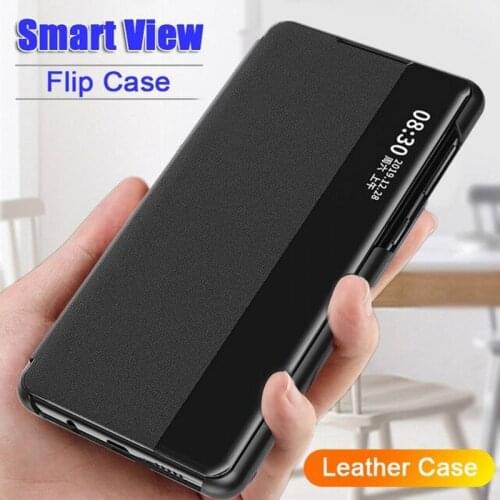 Flip Case For VIVO Y19 V15 V17 Z1 Pro Cases Smart Wake Leather Window View Cover For VIVO Y17