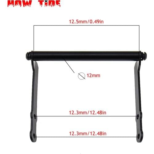 BLACK GPS Smart Phone Navigation Mount Mounting Bracket Adapter Holder for KAWASAKI KLE1000 VERSYS VERSYS1000 2017-2019