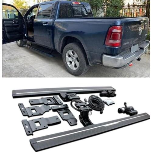 Electric Motor Automatic Switch Closed Running Boards For Dodge RAM 2011-2018 Side Step Bar Pedals Nerf Bars