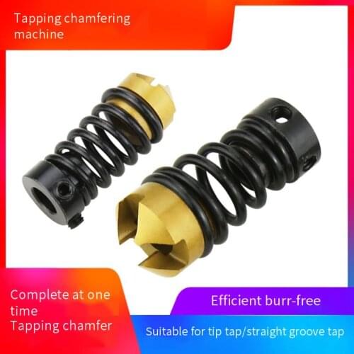 Hot M3 M4 M5 M6 M8 M10 M12 High Speed Steel Deburring Tap Chamfer Tool Straight Flute Tapping Chamfering Burr Removal Tools