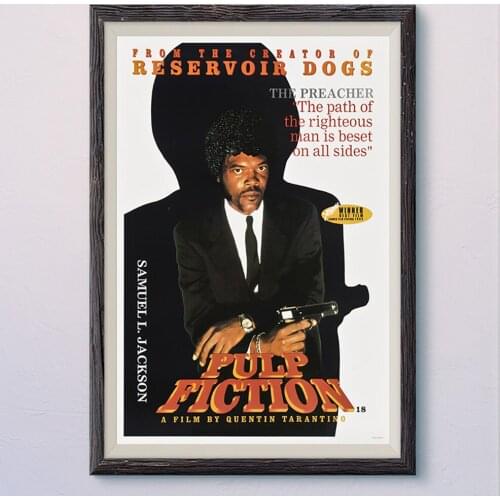 N269 PULP FICTION (4) Vintage Classic Movie Wall Silk Cloth HD Poster Art Home Decoration Gift