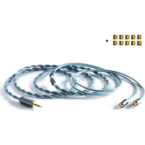 DD ddHiFi BC120A (Forest) Air Series Earphone Cable with High Purity 6N OCC, 2.5mm Balanced Plug and MMCX/2Pin 0.78 Connector