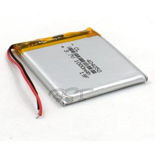 5Pcs 3.7V lithium Navigator Rechargeable Li-polymer battery 404050 1000mAh Li-Po MP4 batteries GPS MP3 MP5 Li-ion Cell Speaker