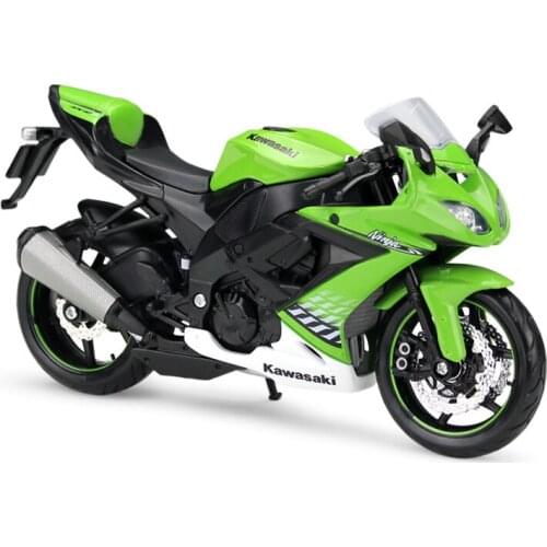 Maisto 1:12 Diecast Ninja ZX-10R 2010 ZX 10R Sport Motorbike Alloy Metal Motorcycle Road Racing Model