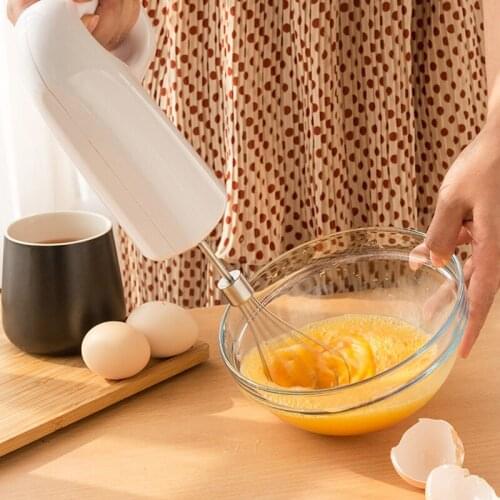 Newly Electric Whisk Household Hand-Held Whipped Cream Egg White Baking Tool Automatic Mixer Safe and Portable