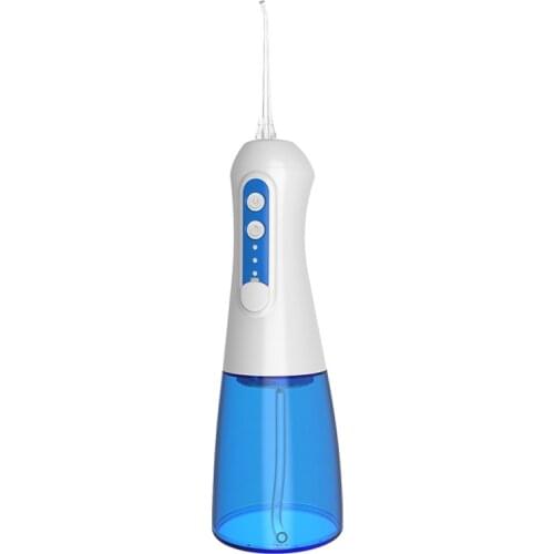 Portable Irrigator For Teeth USB Rechargeable Water Flosser 300ML Waterproof Dental Water Jet Household 3 Gear Oral Irrigator