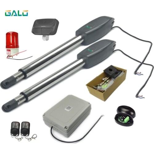 IP55 A Set Of Standards Heavy Per Leaf Dual Automatic Electrical Swing Gate Opener For Home Butterfly Door Automation 400KG