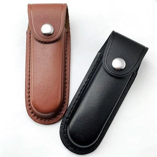 Brand new Sheath / Folding Knife Sheath Holster Leather Knife The First Floor Leather Knife Sheath For Swiss knife