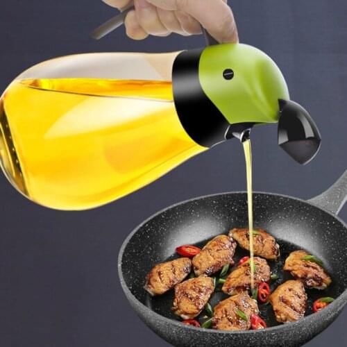 Automatic opening and closing oil bottle glass leakproof large tank kitchen supplies seasoning soy sauce vinegar bottle MJ1021