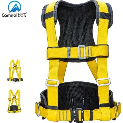 P392 Outdoor high-altitude working half-length safety belt fall protection safety rope set Multiple combinations