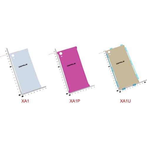 Rear Housing Case For Sony Xperia XA1 G3116 G3115 G3112 Battery back cover battery Door Rear Cover With Sticker