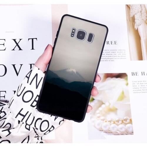 Back Cover For Samsung Galaxy S5 S6 S7 Edge S8 S9 Plus Aesthetic Star Art Moon Soft Phone Case Silicone For Samsung Note 4 5 8 9