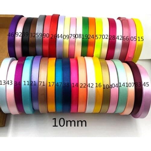10mm 25 Yards Decorative Ribbon Handmade DIY Headwear Accessories Wedding Gift Wrap B