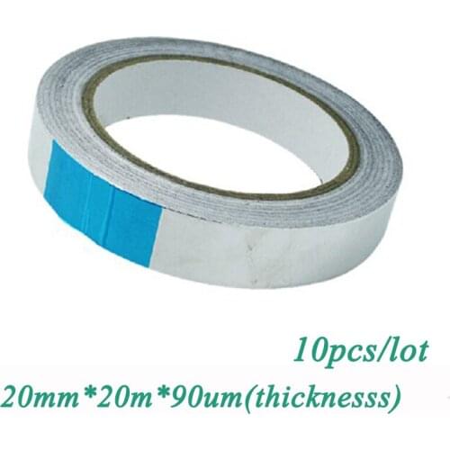 10pcs/lot 20mm*20m*0.09mm BGA Aluminum adhesive Tape Heat Resistant Sealing tape
