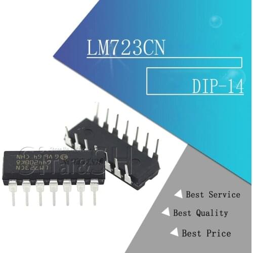 10PCS UC723L = LM723CN DIP14 LM723 DIP-14 MC1723CP DIP new and original IC