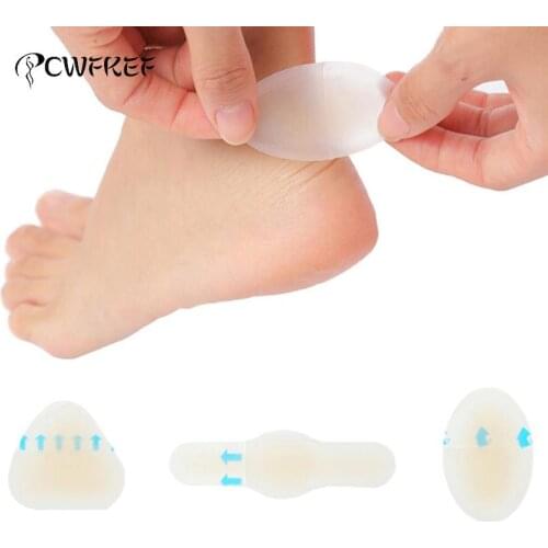 2/4/6pcs Adhesive Hydrocolloid Gel Blister Plaster Anti-wearing Heel Sticker Pedicure Patch Foot Care Tools Free Shipping
