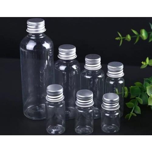 5/10/20/50/100/300pcs 20ml Cream lotion cosmetic perfume container travel kits empty small plastic bottle with screw cap bottles