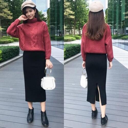 ALYBVGVHV Midi Pencil Skirts