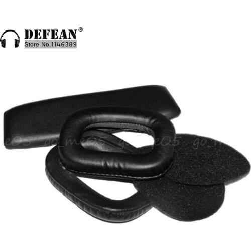 Ear Pads Cushion Foam cover headband earpad For logitech G35 Wireless Headphones alistore