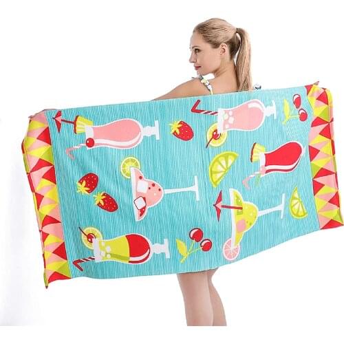 Large Lightweight Microfibre Beach Bath Towel Swimming Spa Sport Gym Travel Camp Quick Drying Beach Bath Towel