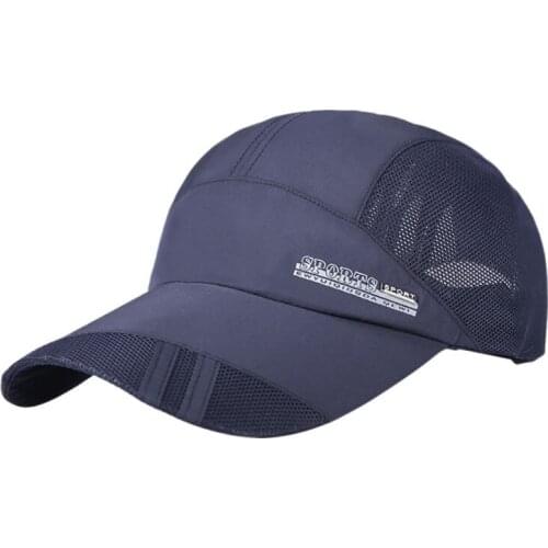 Quick Dry Sports hat Lightweight mesh breathable polyester running sport caps hats for men ladies
