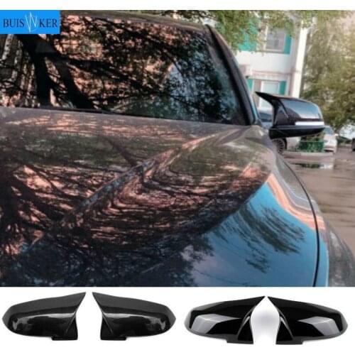 For BMW 1 2 3 4 X M Series Rear View Side Mirror Cover F20 F21 F22 F23 F30 F32 F36 X1 E84 F87 M2 Carbon Style Car Accessories