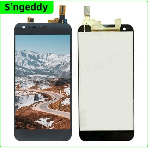 LCD complete Touch Screen For LG X CAM K580DS K580I K580Y K580 XCAM 2560*1440 TFT 5.7'' Display Assembly Black