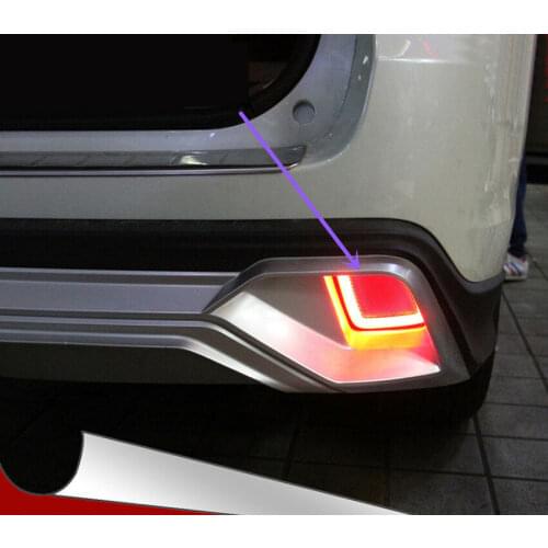 For Toyota High Lander 2015-2020 High quality LED Car Rear Trunk Fog Light Bumper Lamps Reflector
