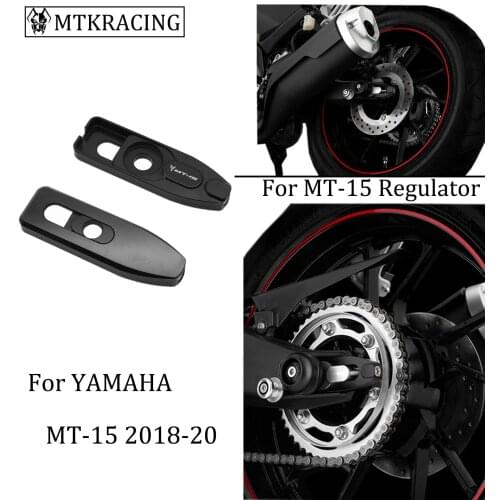 For YAMAHA R15 YZF R15 YZF-R15 V3.0 MT-15 MT15 2017-2018 CNC aluminum alloy left and right regulator with spool tensioner Cat