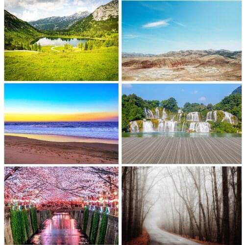 SHENGYONGBAO Natural Scenery Photography Background Spring Landscape Travel Photo Backdrops Studio Props 2021115CA-08