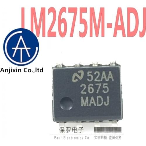 10pcs 100% orginal new real stock Switching regulator LM2675MX-ADJ LM2675M-ADJ 2675MADJ SOP-8