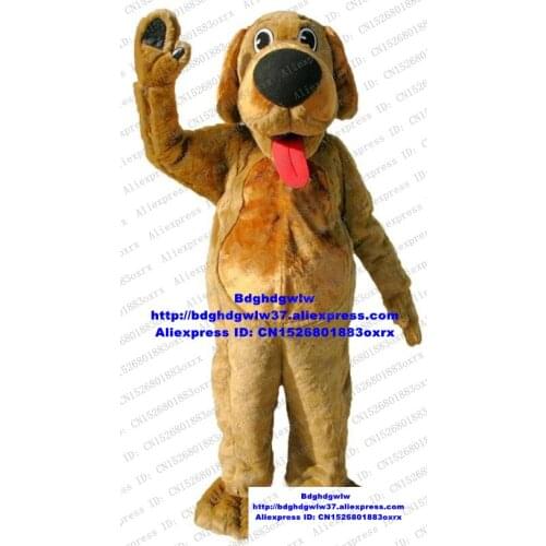 Brown Golden Retriever Teddy Dog Cocker Spaniel Dachshund Labrador Mascot Costume Adult BRAND IDENEITY Family Gifts zx1579
