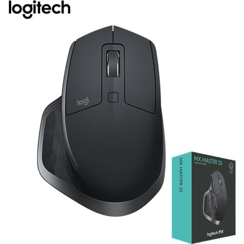 Logitech Original MX MASTER 2S Office Mouse with 4000DPI 2.4GHz Dual Connectivity Wireless Mouse for Power Users and Masters