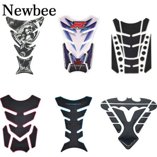 Newbee Motorcycle Accessories Gas Cap Sticker Decals 3D Fuel Tank Pad Motobike Devil Skull Logo Protect Racing For BMW Honda KTM
