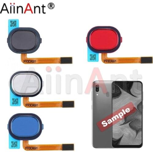 Original Home Button Touch ID Fingerprint Sensor Flex Cable For Samsung Galaxy A30 A40 A305F A305 A405F A405