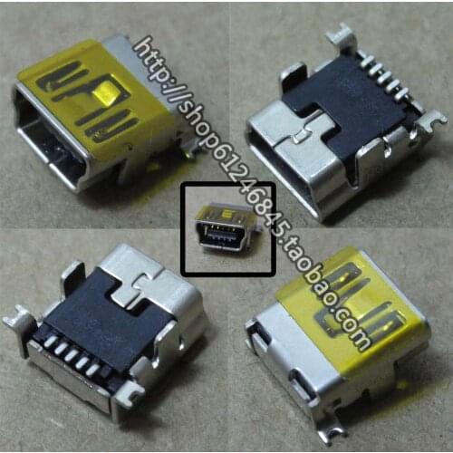 Free shipping for Original phone tablet MP3 4 T Micro USB data interface plug end 5-pin 9mm 0154m