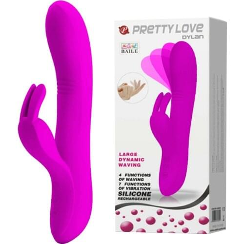 Pretty Love 7 Speed Dildo Vibrator G-Spot Clitoris Stimulation Massager Dual Motor Waterproof Sex Toys for Women Sex Products