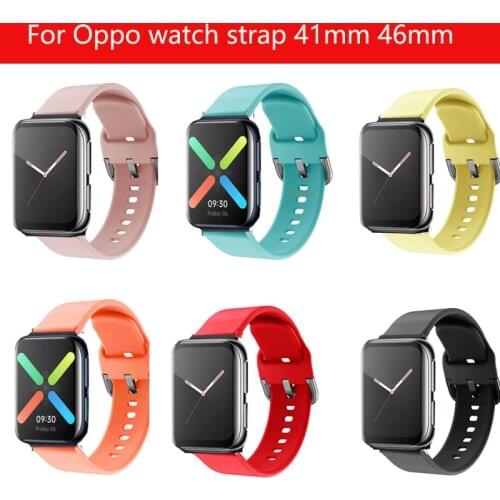 Hot sale Bracelet wrist band for OPPO watch strap sport band silicone 41mm 46mm