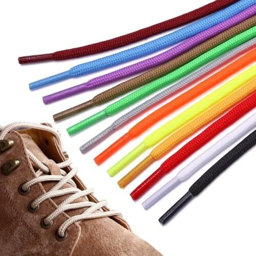 1 Pair Round Shoelaces Top Quality Polyester Classic Off White Shoe laces Do not fade Outdoor Leisure Sneakers Shoe lace Unisex