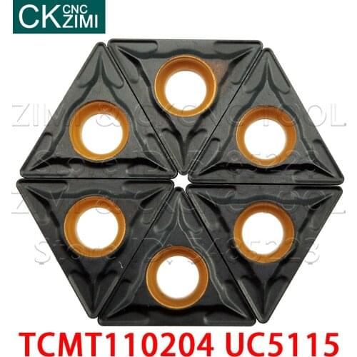TCMT110204 UC5115 TCMT21.51 UC5115 Carbide Inserts Turning Tools high quality CNC Lathe Cutting Cutter Tools TCMT for cast iron