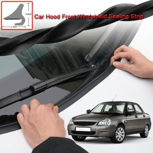 For LADA Priora 2010-2020 DIY Car Seal Strip Windshied Spoiler Filler Protect Edge Weatherstrip Strips Sticker Auto Accessories
