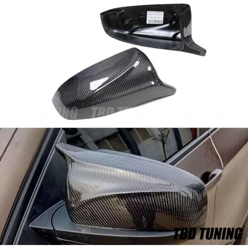Real Carbon Fiber Rear View Mirror Cover For BMW X5 E70 X6 E71 2007 2008 -2013 Replacement & Add On Style Car Wing Mirror Cover