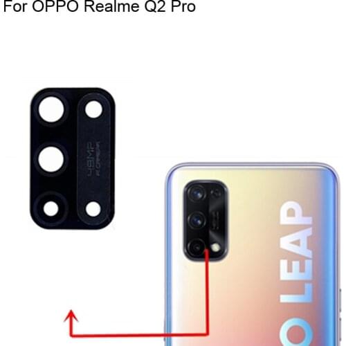 For OPPO Realme Q2 Pro Replacement Back Rear Camera Lens Glass Parts For OPPO Realme Q 2 Pro test good Q2PRO Glass lens