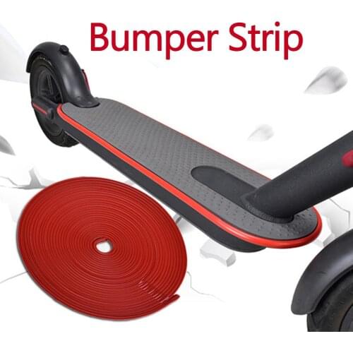 Bumper Protective Scooter Body Strips Sticker Tape For Xiaomi Mijia M365 Electric Skateboard Car Scooter Parts Decorative Strips