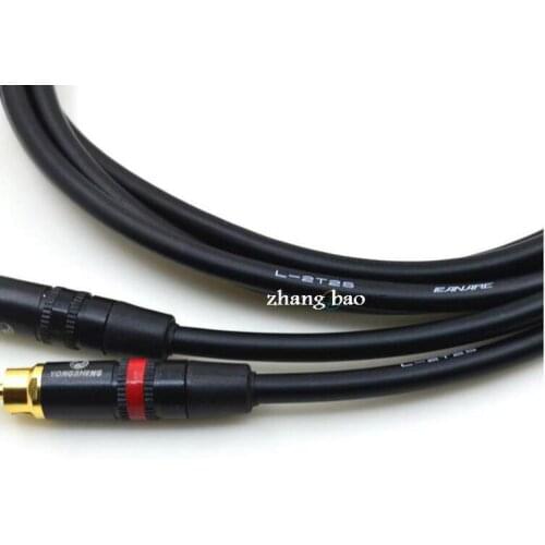 1 pair (2 PCS) LX-01A-RCA Pure copper RCA coaxial wire 1.5M Stereo Signal cable