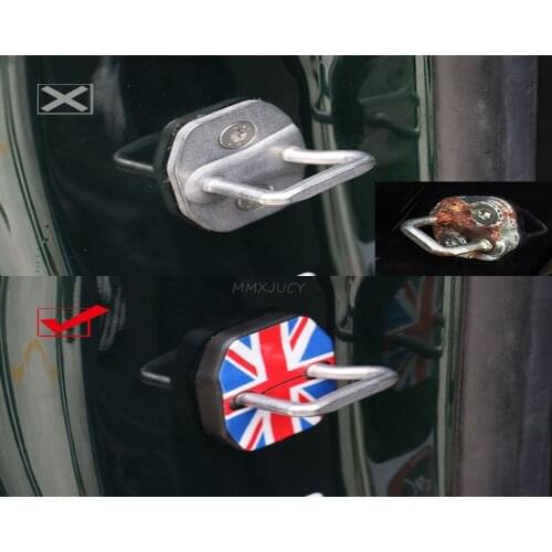 2pcs/set Anti Rust Car Door Lock Protective Buckle Cover for Mini Cooper F55 F56 Hardtop Hatchback