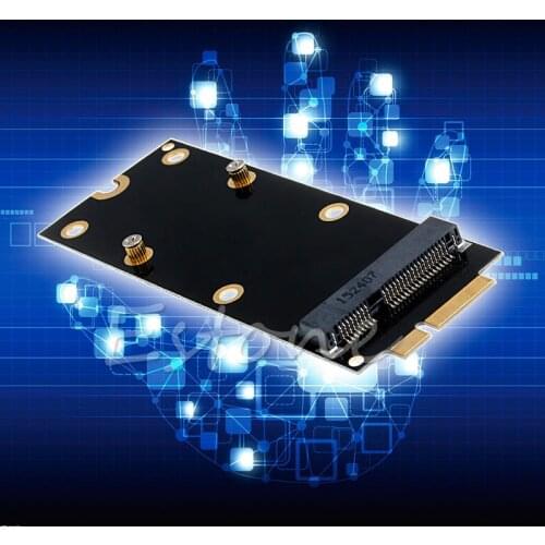 7+17 Pin mSATA SSD To SATA Adapter Card for 2012 MacBook Pro A1398 A1425 MC976 C26