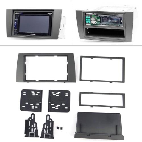 Car Stereo Radio Fascia Panel 2 Din Frame Dash Kits ABS for JAGUAR X-type 2002-2008 / S-Type 2003 2004 2005 2006 2007 2008