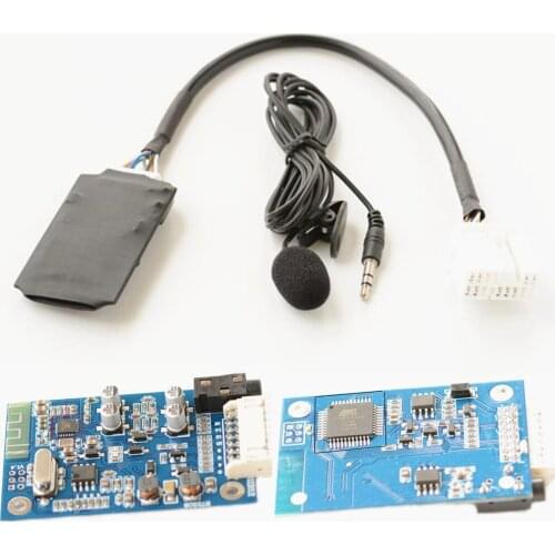 Car Bluetooth AUX Adapter Microphone Handsfree for Honda Accord Bluetooth wireless music disc box Support steering wheel control